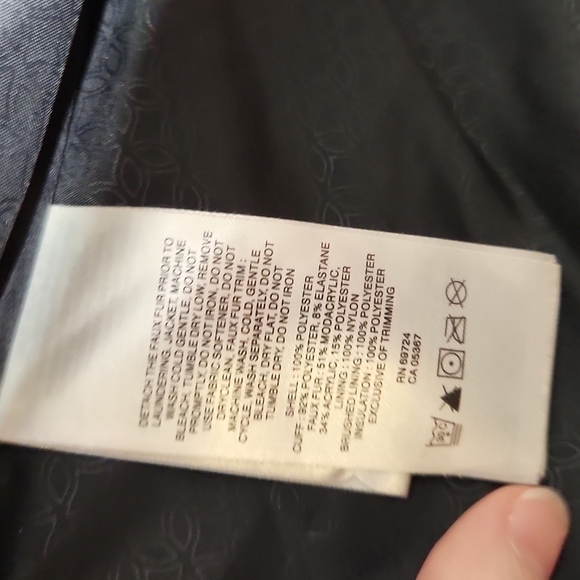 Columbia Jacket Small Omni Shield Quilted Black Faux Fur - Picture 8 of 16